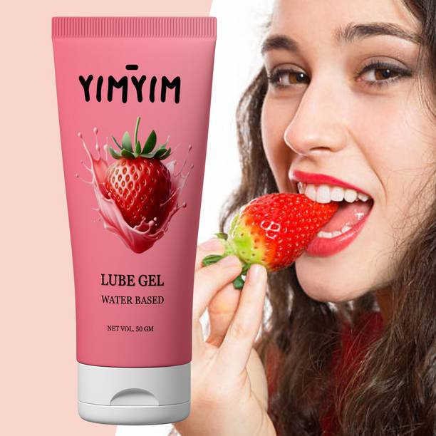 Yim Yim Sensual Strawberry Lube Gel for Pleasure and Intimacy Boost Lubricant