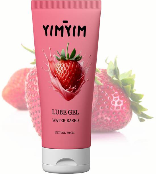 Yim Yim Strawberry Lube – Smooth & Long-Lasting Gel for Couples Pleasure Time Lubricant