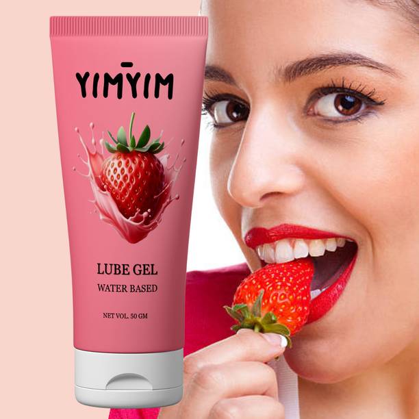 Yim Yim Strawberry Intimate Gel – Moisturizing Lube for Comfort & Sensual Feel Lubricant
