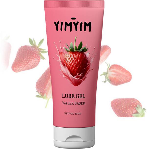 Yim Yim Strawberry Kissable Pleasure Gel – Long Lasting & Romantic Feel Lubricant