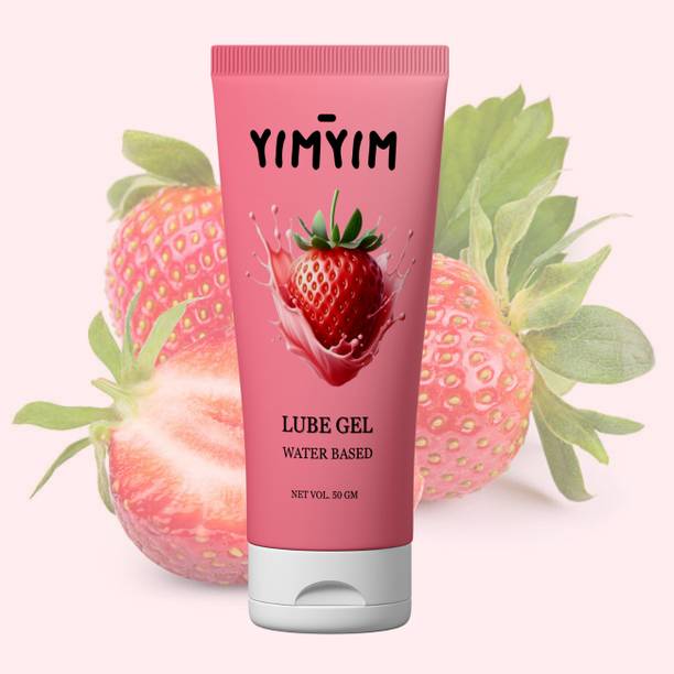 Yim Yim Strawberry Intimate Lube – Flavored Gel for Romantic & Playful Mood Lubricant