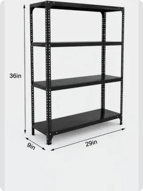 Aknoteek Heavy Duty 4 shelves Metal Luggage Rack for Home & Hotel Luggage Rack