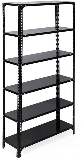 Perfect Steel Traders New Slotted Angle 6 Shelves Multipurpose Powder Coating Storage Racks Luggage Rack