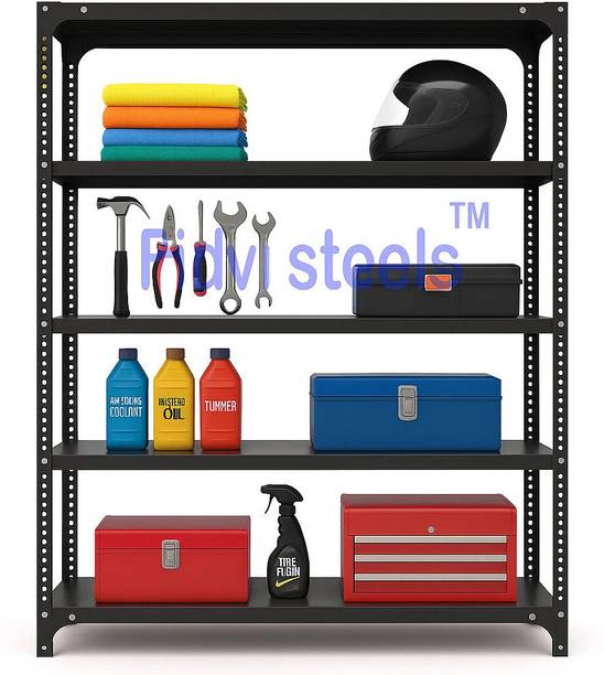 FIDVI FERRO Storage Rack for room/kitchen 12x35x48 inch 5 shelf 24Gauge shelf/18 gauge angle Luggage Rack
