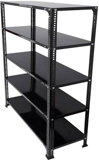 Perfect Steel Traders Angle CRC Sheet 5 Shelves Multipurpose Storage Dimension 12"X36"X60 Luggage Rack