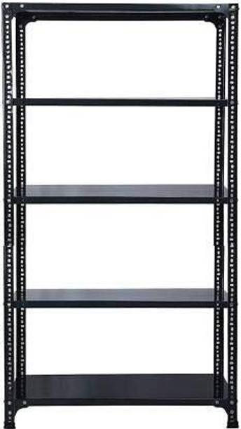 Rackchahiya Angle Rack CRC Sheet 5 Shelves Multipurpose Rack Dimension 12X24x48'' Luggage Rack