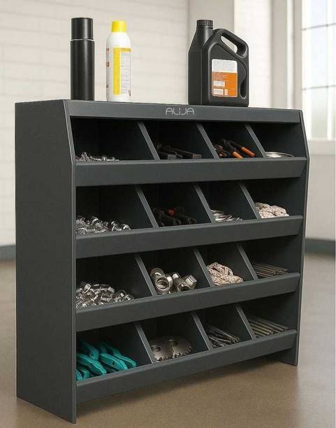 ALIJA Heavy-Duty Metal Storage Rack, 4-Tier,16 Compartm...