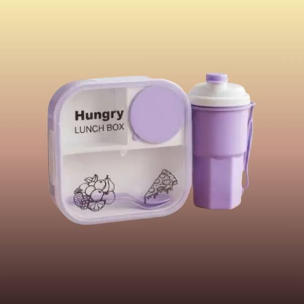 daimaondind tiffin box for office , hungry lunch box-1pcs-a19 3 Containers Plastic School Lunch Box