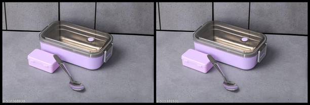 Naklang creation purple_lunchbox 4 Containers Lunch Box