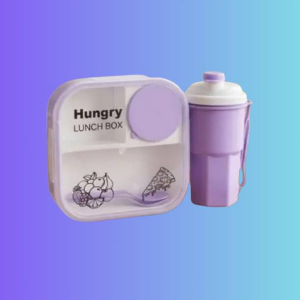 daimaondind tiffin box for office , hungry lunch box-1pcs-a41 3 Containers Plastic School Lunch Box