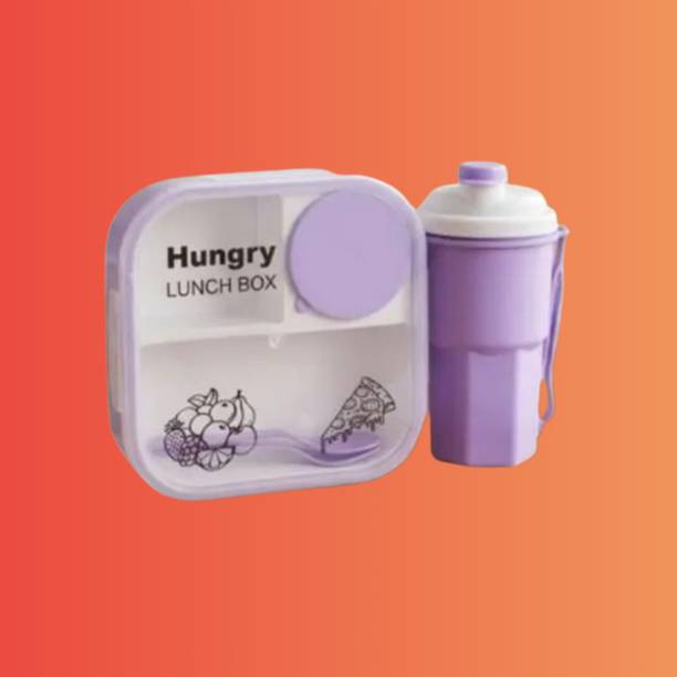 daimaondind tiffin box for office , hungry lunch box-1pcs-a17 3 Containers Plastic School Lunch Box
