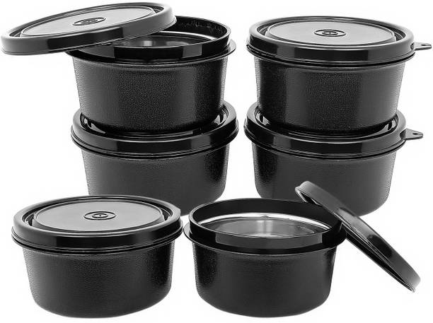 Zaib Containers for Tiffin bag | microwave safe Container Airtight steel box 6 Containers Lunch Box