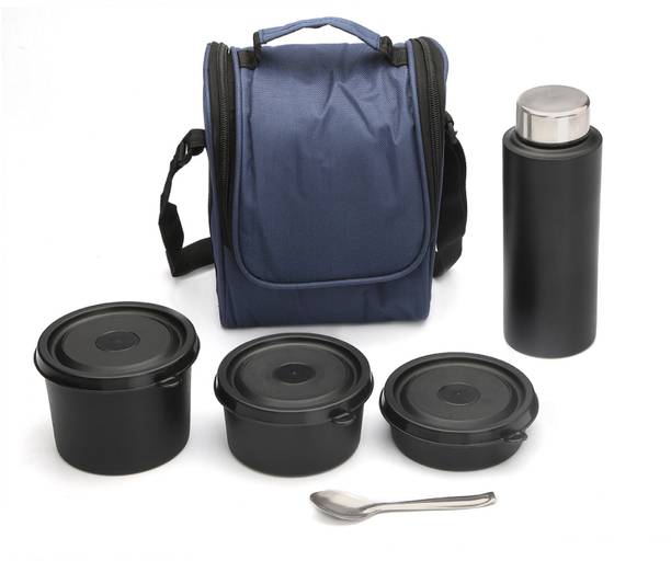 RYSE Pro Lunch Box With Fabric Jacket (180,320,450ml) 3 container (500ml) bottle 3 Containers Lunch Box