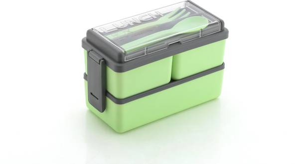 ओबिस्पो New Premium Quality Leak Proof Plastic Lunch Box Tiffin box 3 कंटेनर लंच बॉक्स