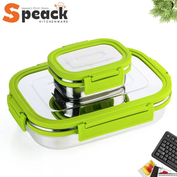 स्पीक Tiffin Box for school children 2 कंटेनर लंच बॉक्स