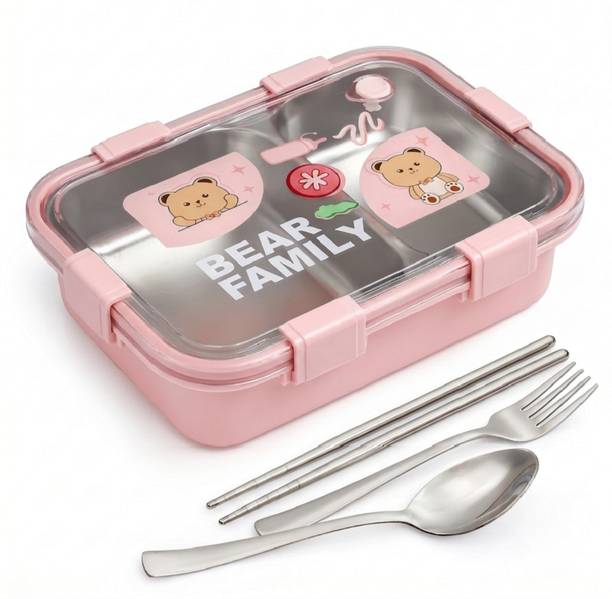 Masox Store Beer FAmily 2 Compartment Tiffin For Kids School Collage 1 Containers Stainless Steel Office Lunch Box