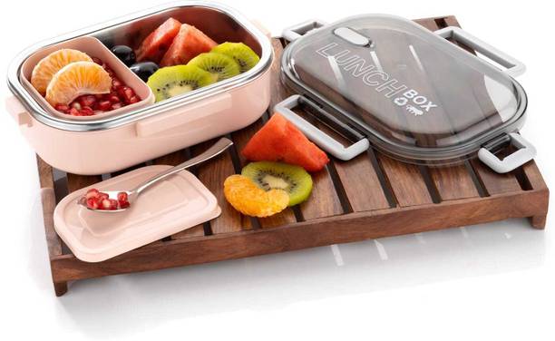 TRENDINGKITCHEN used to school,college and office 2 Containers Lunch Box
