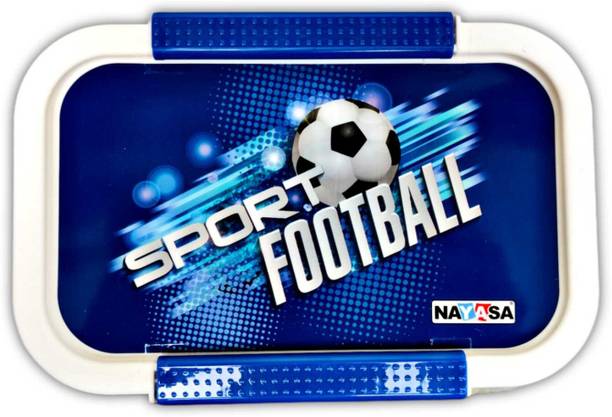 NAYASA Autobot 2 Containers Stainless Steel Office Lunch Box
