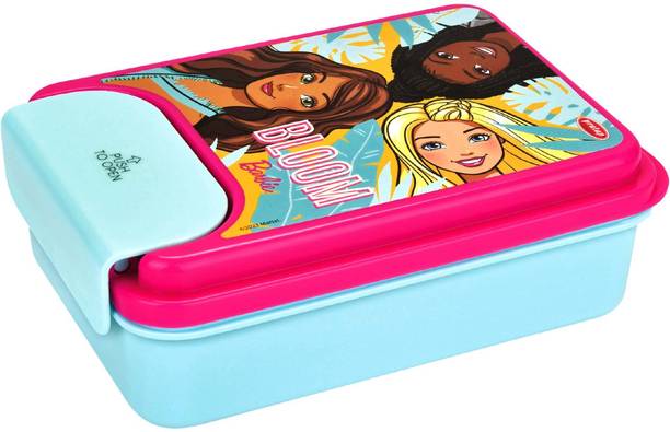 Pratap One Lock 650 Barbie 2 Containers Lunch Box