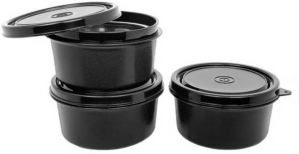 Zaib Containers for Tiffin bag | microwave safe Container Airtight steel box 3 Containers Lunch Box