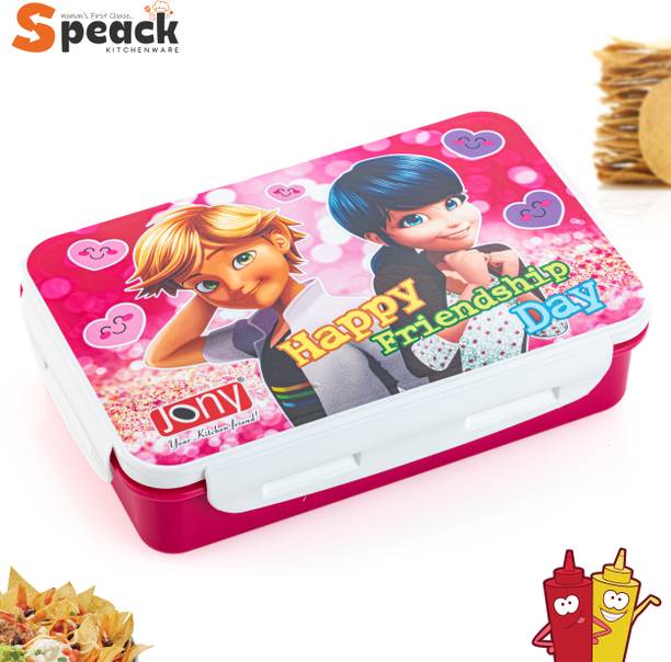 SPEACK Girl's 1st Choice 2 Containers Lunch Box