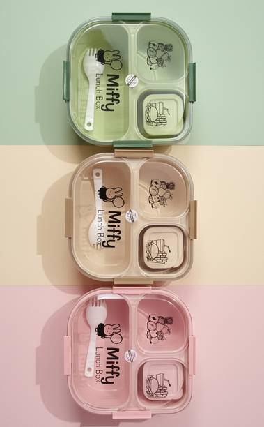 Cgsr Mnew1 3 Containers Plastic School Lunch Box