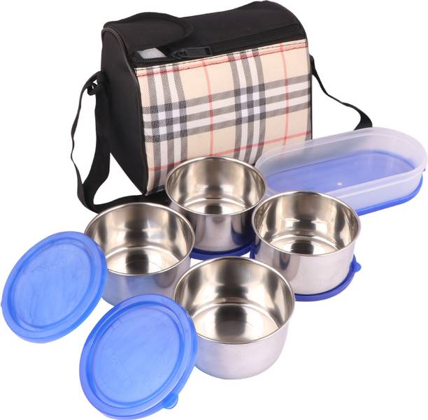 Topware 5 container lunchbox set(1000ml) 5 Containers Stainless Steel Office Lun