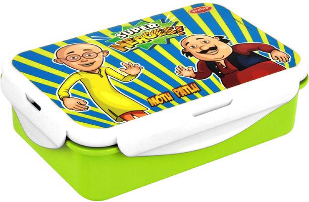Pratap Hyper lock 650 Motu Patlu 2 Containers Lunch Box