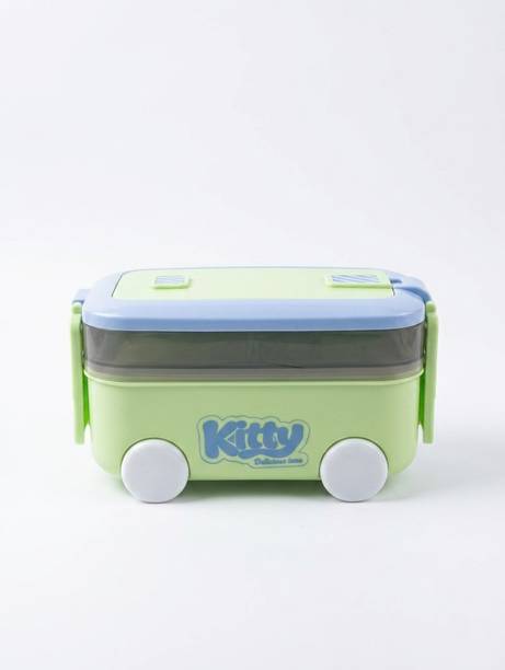 MOUSER ENTERPRISE Pista Lunch Box 3 Containers Plastic School Lunch Box