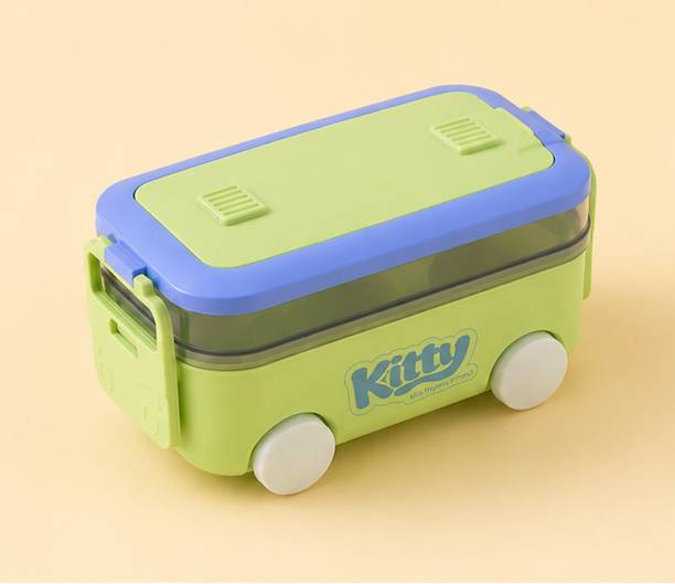 Bk Plast Toy Lunchbox 1 Containers Plastic School Lunch Box