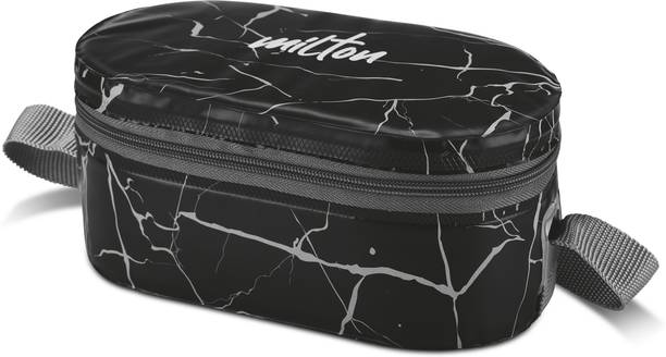 MILTON Executive Lunch Tiffin, 2 Round Containers, 280ml Each, 1 Oval Container, 450ml 3 Containers Lunch Box