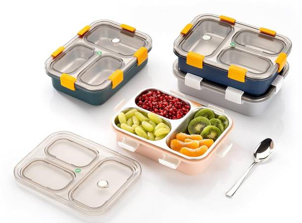 KPDREAMLAND stainless lunch box 3 Containers Lunch Box