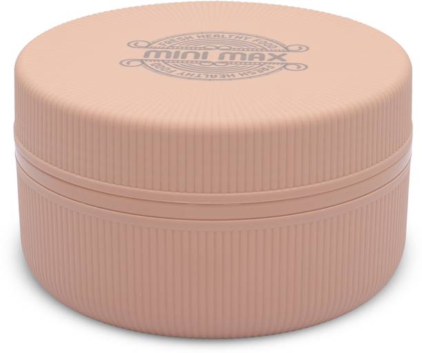 JAYPEE Stainless Steel Mini Max Hot & Cold PU Insulated Plastic Lunch Box Peach 830 ml 1 Containers Lunch Box