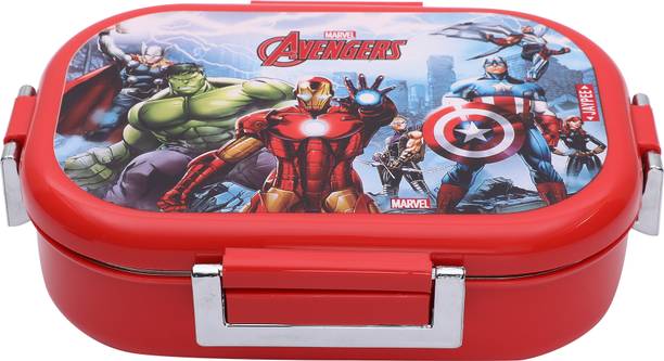 JAYPEE JPMISSTEELAVENGERSRED 2 Containers Lunch Box