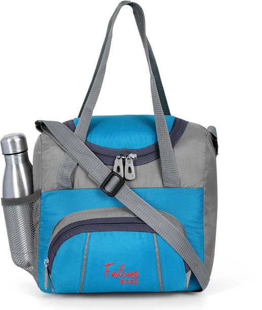 FALCON Unisex Trendy High Quality All Age Waterproof Tiffin Carry Bag for School Office 1 Containers Lunch Box