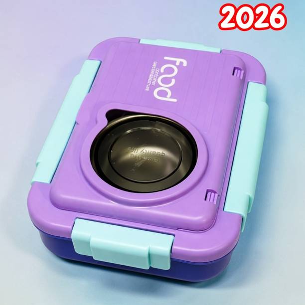 Ziddjeet X362 Stainless Steel Lunch Box with Compartments | BPA-Free & Portable 