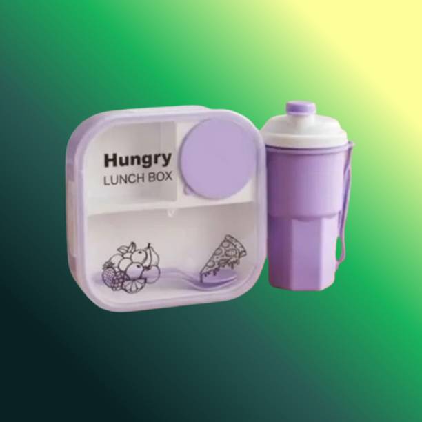 daimaondind tiffin box for office , hungry lunch box-1pcs-a37 3 Containers Plastic School Lunch Box