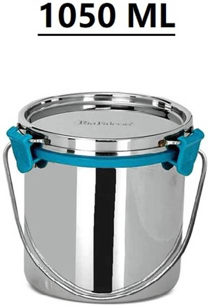 FALCON Stainless Steel Akhand - Jointless Milk Can/Oil Can/Milk Barni/Oil Pot with Lid 1 Containers Lunch Box