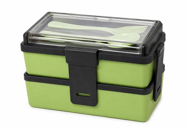 Dastraders SCHOOL LUNCH BOX 3 Containers Plastic College Lunch Box