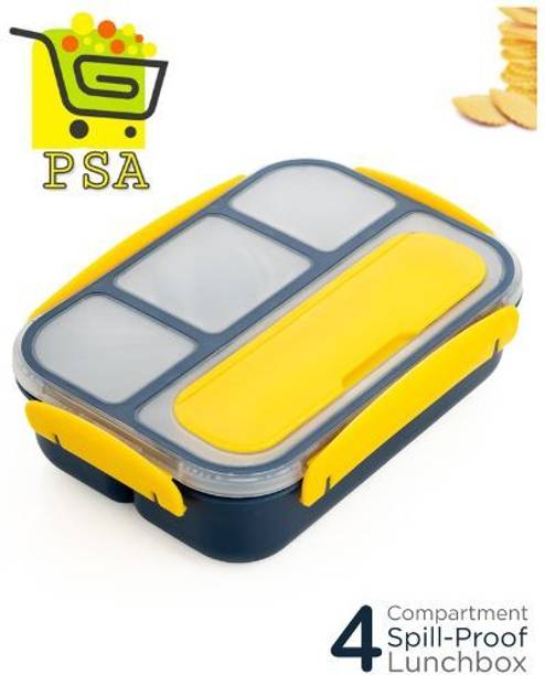 AK10ZONE 4 Compartment School Kid 4 Containers Lunch Box