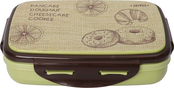 JAYPEE Ecosteel Jr Green 2 Containers Lunch Box