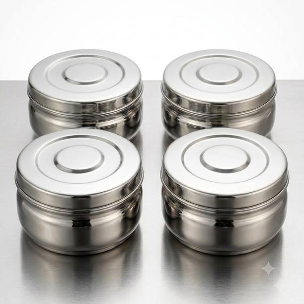 RSP Culture stainless Steel & Food Storage Container Set 4 Containers Stainless 