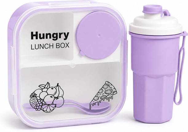 Dalson Combo Lunch Box Set with Airtight Tiffin Box & Leakproof Bottle for Kids(