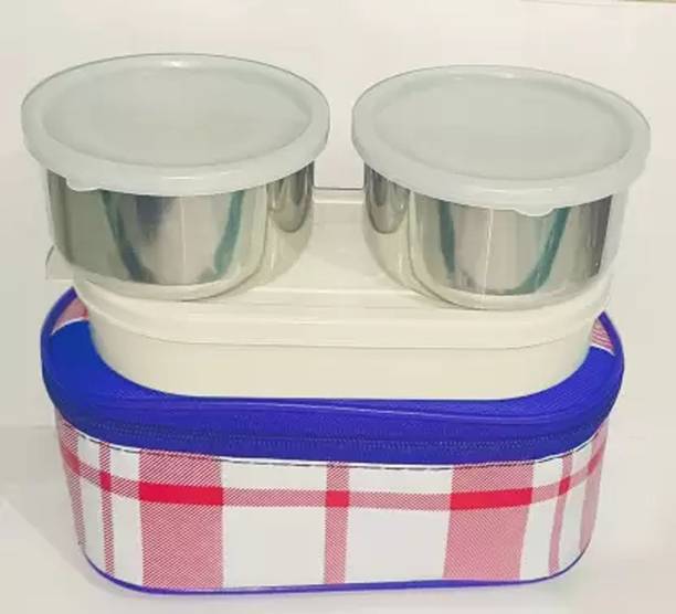 tosim M-13 Premium Quality CORPORATE, Office And College LUNCH BOX 3 Containers Lunch Box
