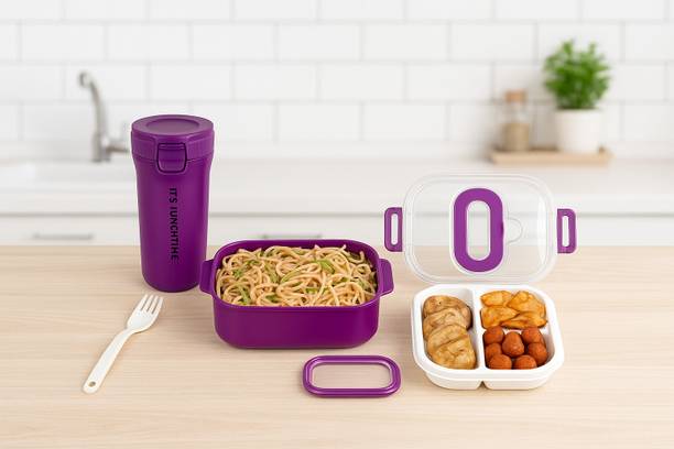 S V wow 3 Containers Lunch Box