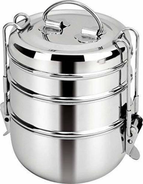 AEROBIX Lunch Box Stainless Steel_TIFFIN_137 3 Containers Lunch Box