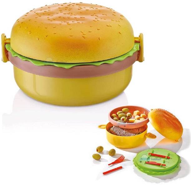 JSR bur1 3 Containers Lunch Box