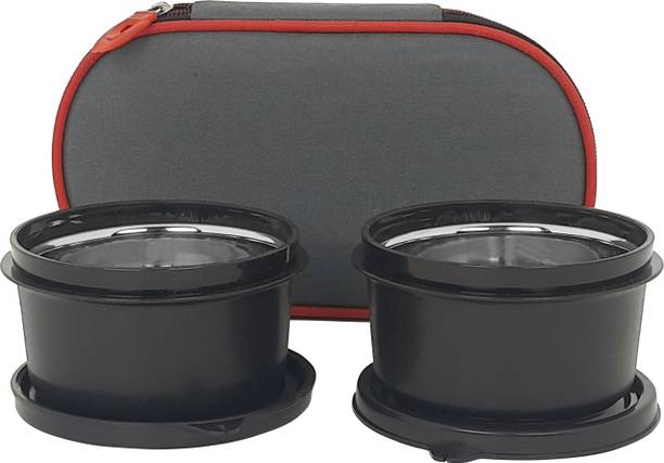 जिल्लारा Microwave Safe Tiffin box with Bag 2 कंटेनर लंच बॉक्स