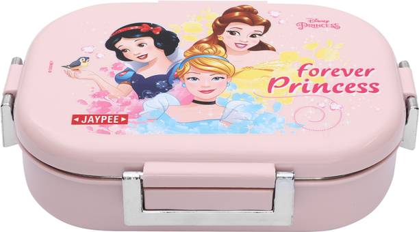 जयपी JPMISSTEEL-PRINCESLTPINK 2 कंटेनर लंच बॉक्स