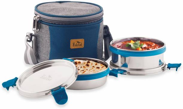 FALCON EcoNxt Lunch Box Lily Set of 2 Blue 2 Containers Lunch Box